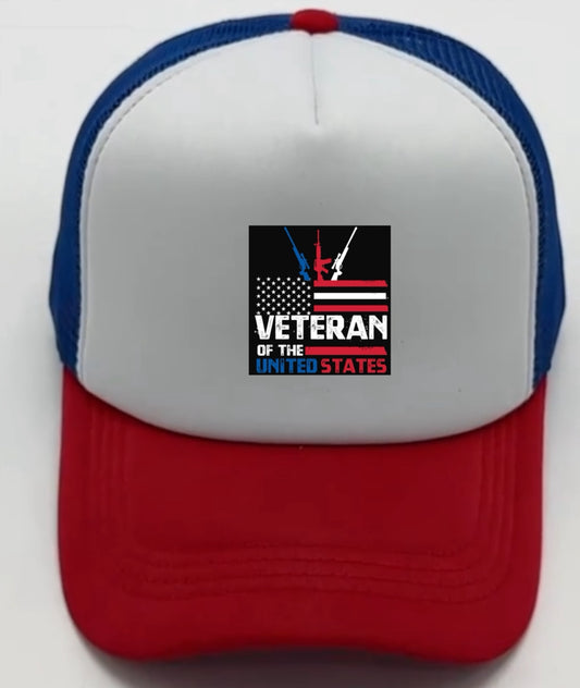 American army veteran trucker hat